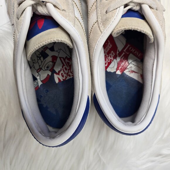 Adidas SEELEY White Cream Royal Skateboarding Men's Shoes Size 12 C76062 - Picture 6 of 9